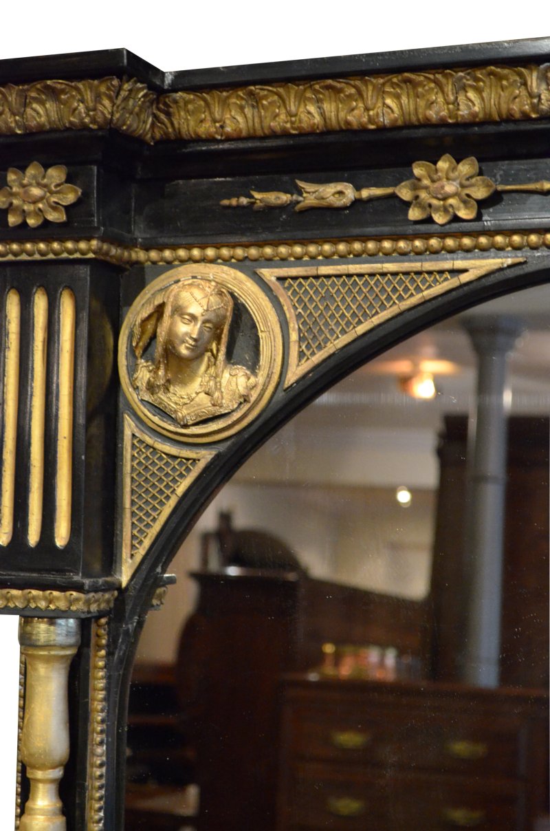 Superb Large Victorian Gilt Wall Mirror Overmantel H164cm - Image 12